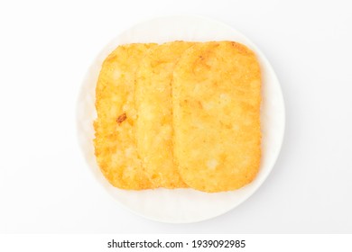 Hash Brown On White Background