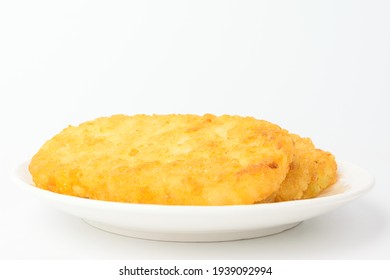 Hash Brown On White Background