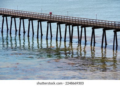 Haskell Beach ocean pier segment