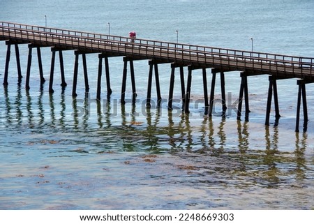 Haskell Beach ocean pier segment