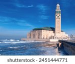 Hassan 2 Mosque in Casablanca, Morocco