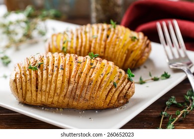 Hasselback Potatoes