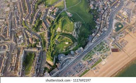 Hastings Castle Ruins Top View