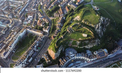 Hastings Castle Ruins Top View