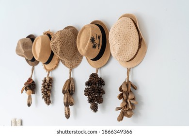 hat hanging on wall - decoration style - Powered by Shutterstock