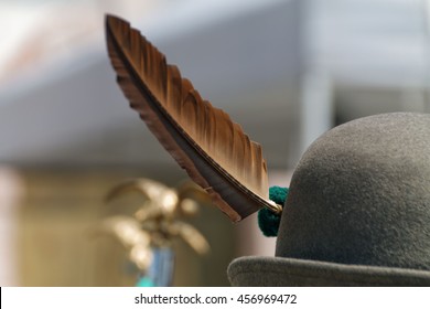 Hat Of Italian Alpine Soldier