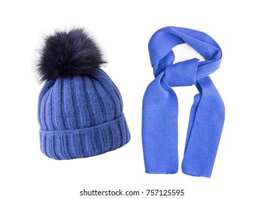 
Hat and scarf isolated