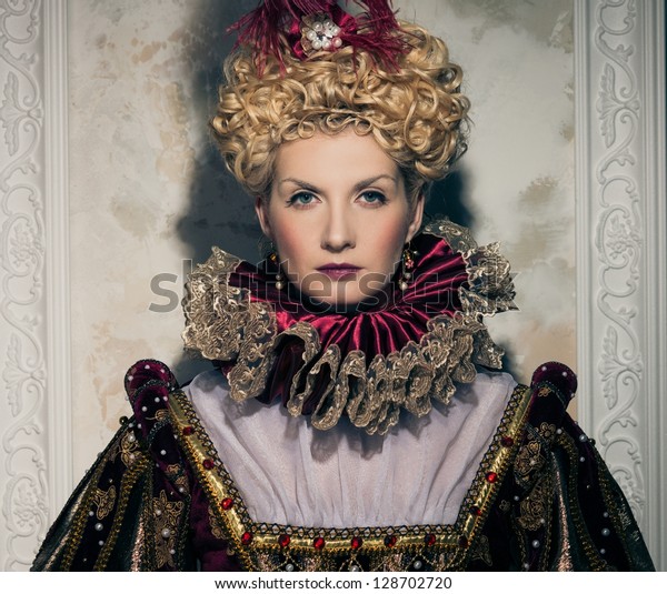 Haughty Queen Royal Dress Stock Photo 128702720 | Shutterstock