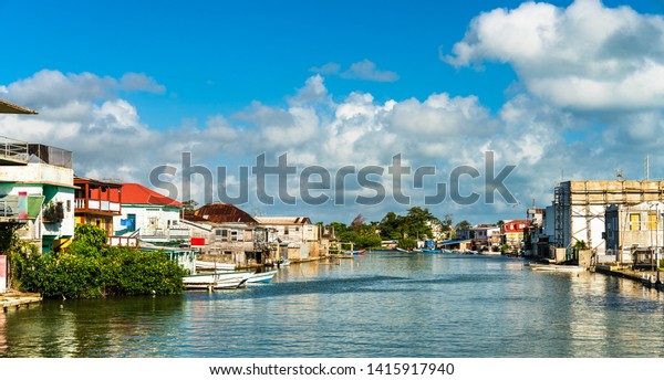 Haulover Creek Centre Belize City Largest Stock Photo Edit Now