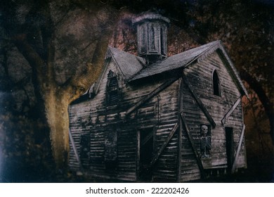 A House In The Woods Images Stock Photos Vectors Shutterstock