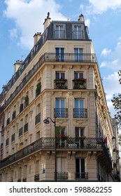 Haussmann Building In Paris