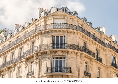 Haussmannian corner building in Paris