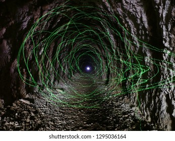 Hauteville tunnels of the ghost train - Powered by Shutterstock