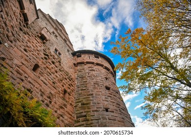 Haut-Koenigsbourg Castle In Autumn, Alsace,  France