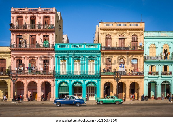 Havana Circa August 2015 Colorful Colonial Stock Photo (Edit Now) 511687150