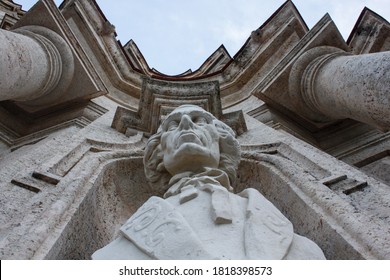 Havana, Cuba; 04.16.2020: Monument To Father Felix Varela, A Cuban Patriot From The Time Of Spanish Colonization.