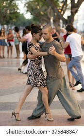 HAVANA - CUBA / 17.03.2015: Dancing people from Havana, Salsa  is perhaps the most popular dance of Cuba.