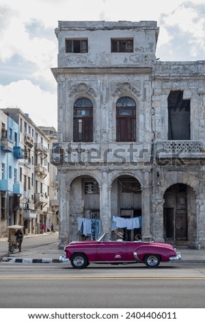 Similar – Image, Stock Photo Classic car falling apart, scrap car