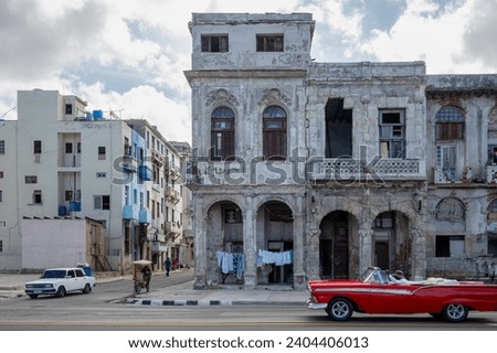 Similar – Image, Stock Photo Classic car falling apart, scrap car