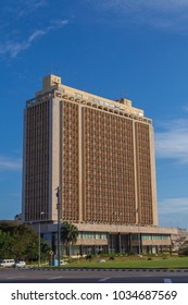 Havana, Cuba December 10, 2012: , Ministry Of Defense Building Plaza De La Revolución