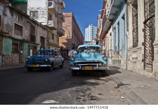 Havana, Cuba – January /10/2013. A classic old American\
car in Havana, Cuba 