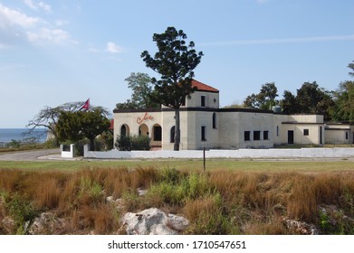 Havana/Cuba - Jan 1, 2019: Home Of Ernesto Che Guevera In Havana Cuba Which Is Now A Museum With Photos, Artifacts, & Personal Items Of The National Hero With No Tourists Due To The US Travel  Ban