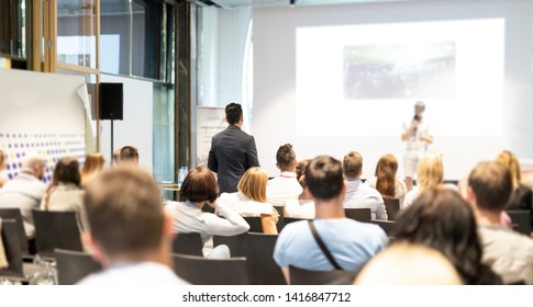 Male Speaker Giving Talk Conference Hall Stock Photo (Edit Now) 1476787475