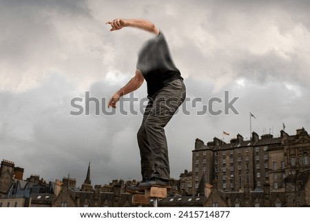 Have your head in the clouds. To be out of touch with reality and perhaps have impractical ideas about achieving success. They are ignoring or are unaware of the problems associated with a situation.