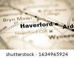 Haverford on a geographical map of USA