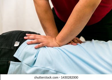 having body and legs massage by therapist. - Shutterstock ID 1430282000