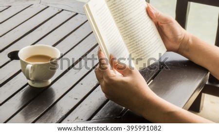 Having a great time by reading a good book 