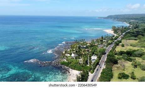 Hawaii North Shore Coastline Road