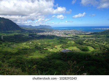  Hawaii Oahu NuuanuPari Lookout View Landscape