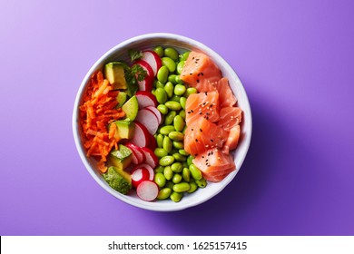 Hawaii Poke Salmon Bowl Fresh Stock Photo 1625157415 | Shutterstock