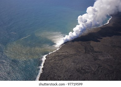 Hawaii Volcanoes National Park, Kai Island/sea Burning