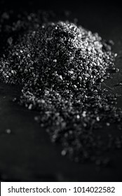 Hawaiian black lava sea salt has less sodium than regular sea saltand is richer in minerals and nutrients.