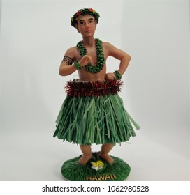 Hawaiian Hula Male Doll