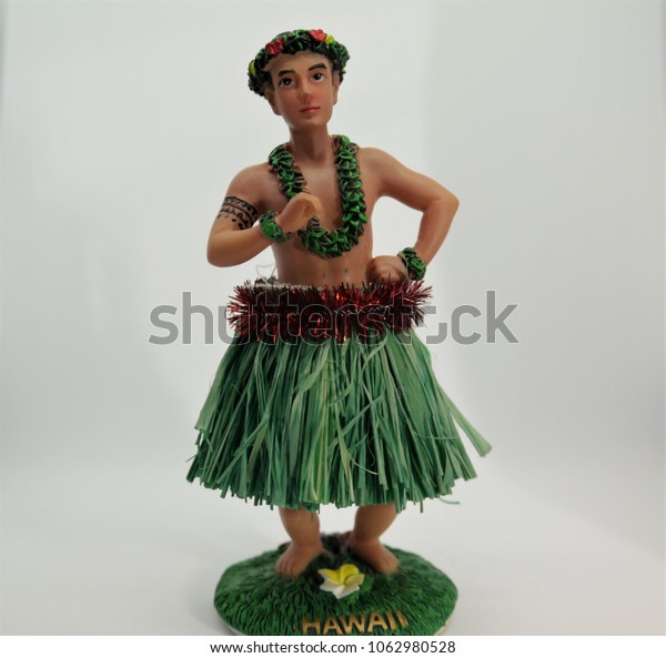 Hawaiian Hula Male\
Doll