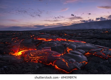 Hawaiian Lava Sunset