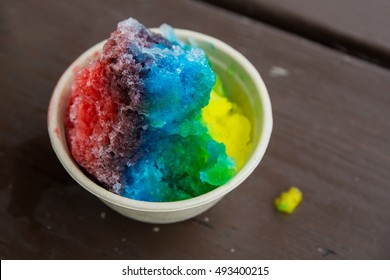 Hawaiian Shaved Ice Rainbow