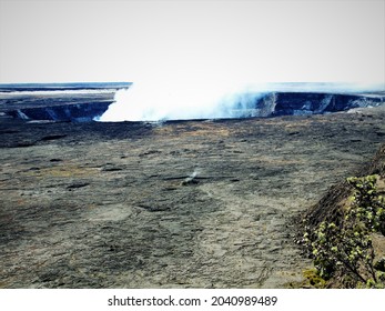 Hawaiian Volcano Mount Kilauea Venting 