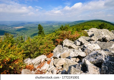 Hawk Mountain Sanctuary on the Appalachian Mountains