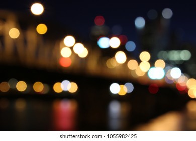 Hawthorne Bridge Bokeh Light