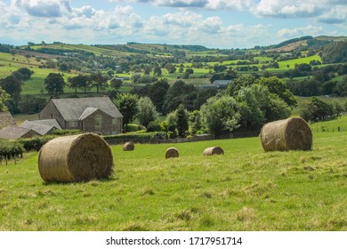 Hay Bales Lancashire Summer Daytime