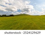 Hay bluff, Penybegwn in welsh, in the Black Mountains, South Wales, United Kingdom near the English border. Landscape , Wide angle.