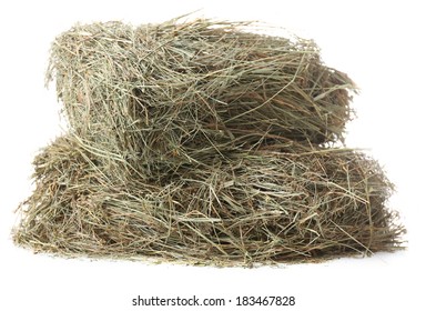 Hay, Isolated On White