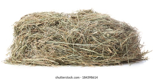 Hay, Isolated On White