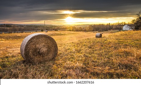 Hay Bales Field High Res Stock Images Shutterstock