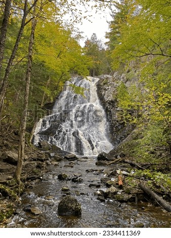 Hays Falls New Brunswick in late spring