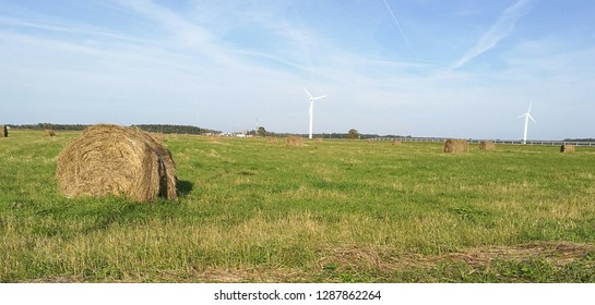 haystack and windmill